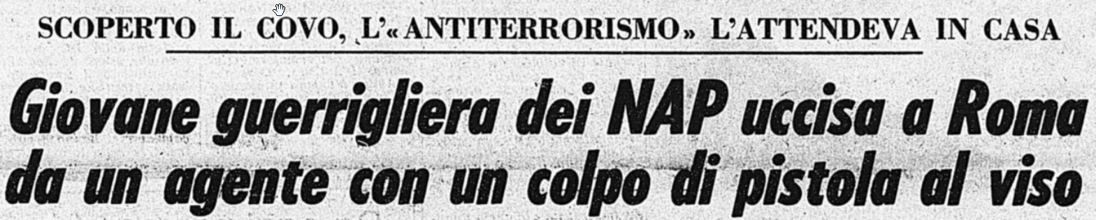 Corsera morte Mantini